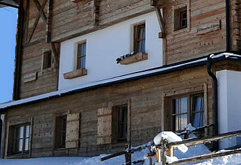 staircase to 6 bis 8 person appartment in chalet in Ziller Valley Arena / Austria